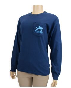 Tack Room Adult Long Sleeve Comfort T-Shirt - With Pocket